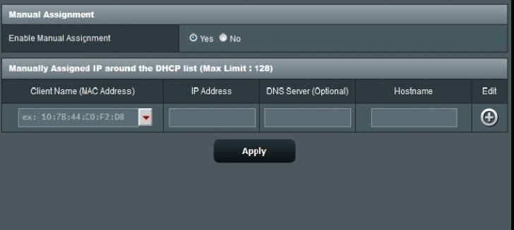 Manually Assigned IP around the DHCP list .jpg