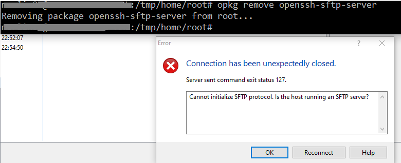 WinSCP_Router-Asus-RTAX86UP-AsusWrtMerlinFW_NoConnection-OpenSSH-SFTP-server_MAR2024.png