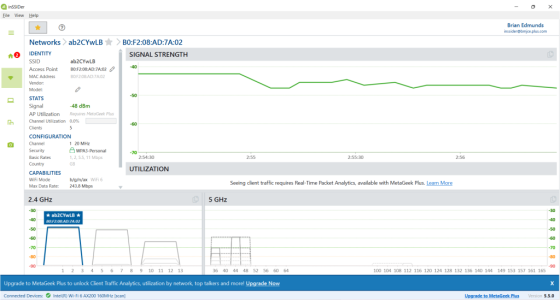 FRITZBox 2.4 GHz Signal Strength.png