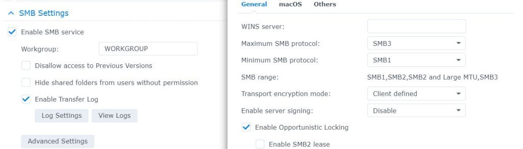 DiskStation SMB Settings.jpg