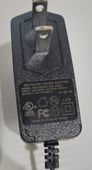 Frontier FMT25A power adapter specs.png